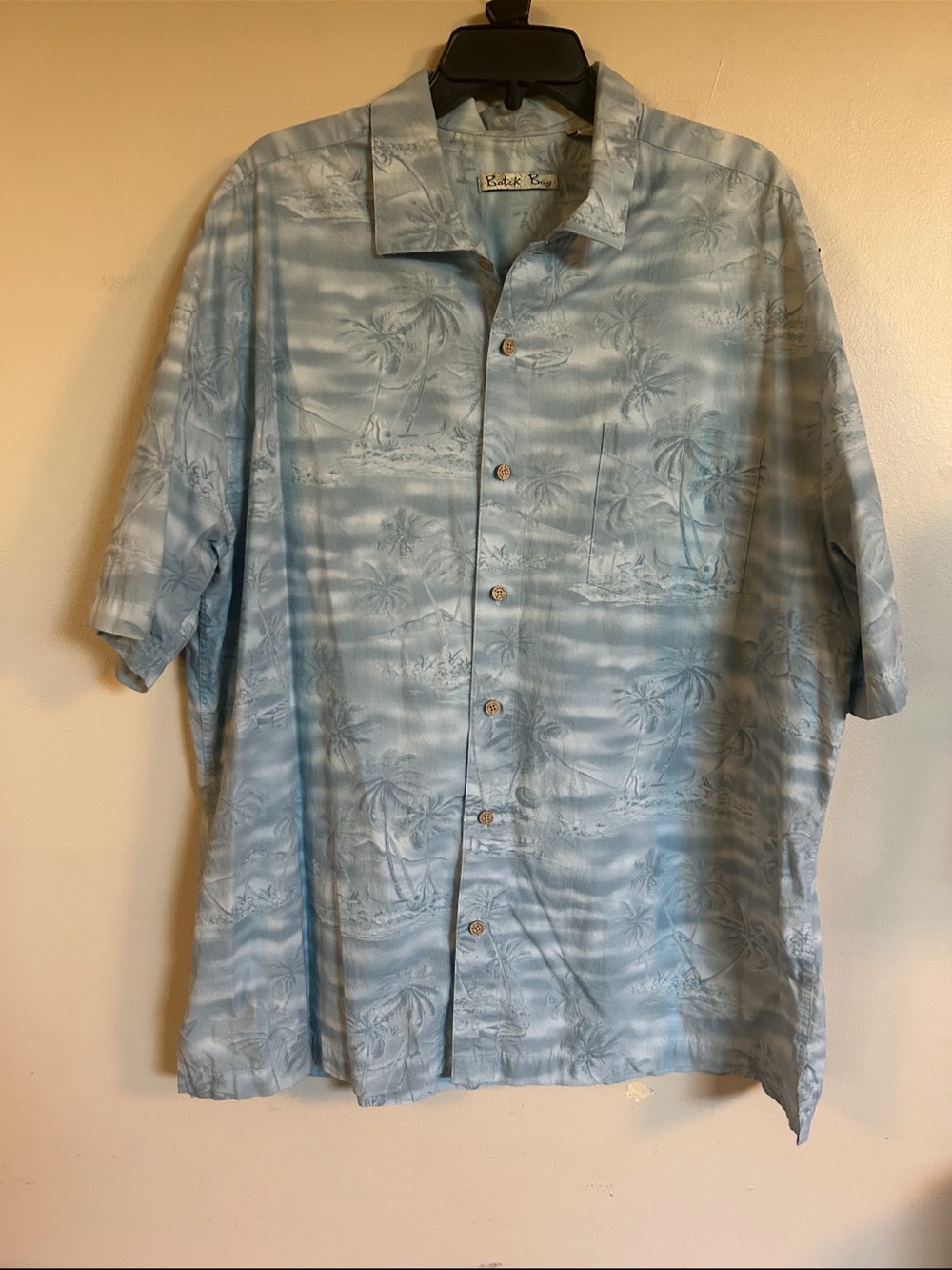 Batik Bay Men’s Blue Tropical Hawaiian Shirt – XXL